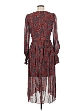 thurley silk dress THURLEY Sarita Wrap Dress in Sonet Print Golden