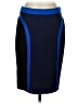Etcetera Color Block Blue Formal Skirt Size 4 - photo 1