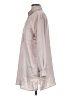 ASOS 100% Polyester Metallic Silver Long Sleeve Blouse Size 4 - photo 5
