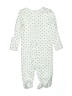 Starting Out Polka Dots White Long Sleeve Onesie 0-3 MO / 3 MO - photo 1