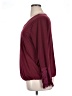 Thalia Sodi Burgundy Long Sleeve Blouse Size XL - photo 5