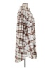 Passport Plaid Brown 3/4 Sleeve Blouse Size M - photo 4