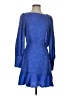 Intermix 100% Silk Blue Cocktail Dress Size 4 - photo 1