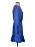 Intermix 100% Silk Blue Cocktail Dress Size 4 - photo 4