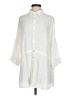 L Space 100% Rayon Ivory 3/4 Sleeve Button-Down Shirt Size XS - photo 1