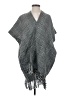 Ann Taylor LOFT 100% Acrylic Gray Poncho Size XS - Sm - photo 1