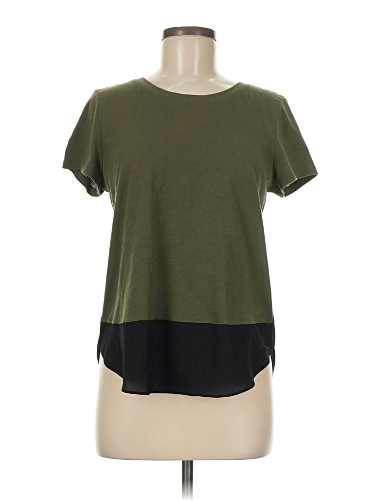 Pre-owned Express Outlet Short Sleeve T-shirt In Green