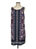 Lila Rose 100% Polyester Paisley Blue Casual Dress Size 4 - photo 1