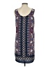 Lila Rose 100% Polyester Paisley Blue Casual Dress Size 4 - photo 2