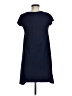 Enough About Me Solid Blue Casual Dress Size M - photo 2