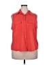 Mileage 100% Polyester Red Sleeveless Blouse Size 2X - photo 1