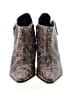 Donald J Pliner 100% Leather Snake Print Brown Tan Ankle Boots Size 6 1/2 - photo 2