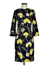 Boden 100% Polyester Print Yellow Casual Dress Size 2 - photo 1