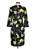 Boden 100% Polyester Print Yellow Casual Dress Size 2 - photo 2