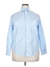 Unbranded Blue Long Sleeve Button-Down Shirt Size XXL (estimated) - photo 1
