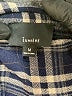 Lumiere Plaid Black Long Sleeve Blouse Size M - photo 7