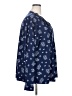 White Mark Blue Long Sleeve Blouse Size 3X - photo 4