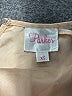 Parker 100% Silk Tan Short Sleeve Top Size XS - photo 7