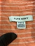 Pure Navy Stripes Orange Short Sleeve Blouse Size L - photo 7