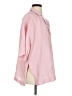 Zara Pink 3/4 Sleeve Button-Down Shirt Size XS - photo 4