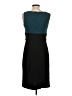 Studio One Color Block Teal Cocktail Dress Size 4 - photo 2