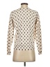 Ann Taylor LOFT 100% Cotton Argyle Ivory Pullover Sweater Size S - photo 2