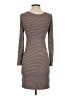 Potter's Pot Stripes Brown Casual Dress Size S - photo 2