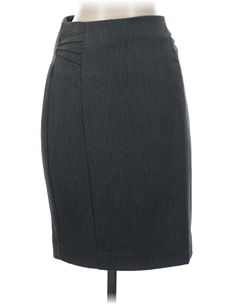 Pre-owned Express Outlet Formal Skirt In Gray