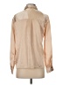 Kathie Lee 100% Polyester Color Block Tan Long Sleeve Blouse Size 4 - photo 2