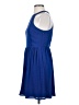 Express 100% Polyester Solid Blue Cocktail Dress Size 4 - photo 5