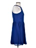 Express 100% Polyester Solid Blue Cocktail Dress Size 4 - photo 4