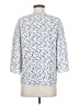 Chico's 100% Polyester White 3/4 Sleeve Blouse Size S - photo 2