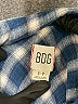 BDG Checkered-gingham Blue Long Sleeve Button-Down Shirt Size S - photo 7