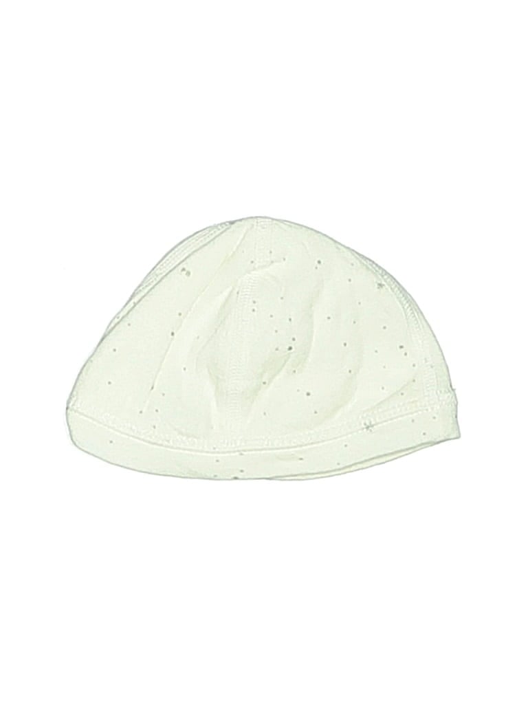 Pre-owned Petit Bateau Kids' Beanie Hat In White