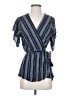 Tart 100% Rayon Blue Kimono Size S - photo 1