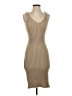 Unbranded 100% Polyester Tan Casual Dress Size S - photo 1
