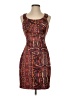Jax Paisley Burgundy Cocktail Dress Size 2 - photo 1