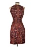 Jax Paisley Burgundy Cocktail Dress Size 2 - photo 2