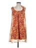 Vero Moda 100% Polyester Floral Orange Casual Dress Size XS - photo 1