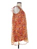 Vero Moda 100% Polyester Floral Orange Casual Dress Size XS - photo 4