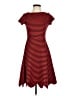 Lesley Evers Stripes Red Casual Dress Size XS - photo 1