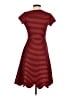 Lesley Evers Stripes Red Casual Dress Size XS - photo 2