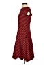 Lesley Evers Stripes Red Casual Dress Size XS - photo 5