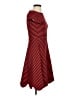Lesley Evers Stripes Red Casual Dress Size XS - photo 4