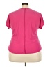 Bar III Pink Short Sleeve Blouse Size 3X - photo 2