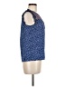 I Love H81 100% Polyester Blue Short Sleeve Blouse Size M - photo 4