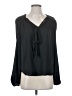 Reset 100% Polyester Black Long Sleeve Blouse Size S - photo 1