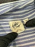 White Crow 100% Cotton Stripes Blue Long Sleeve Button-Down Shirt Size L - photo 7