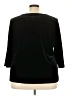 Susan Graver Black 3/4 Sleeve Top Size 3X - photo 2
