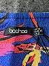 Boohoo 100% Polyester Tropical Blue Casual Dress Size 8 - photo 7